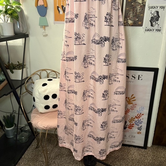 Patagonia Pink Coastal Sketch Dress Size S - Picture 4 of 12
